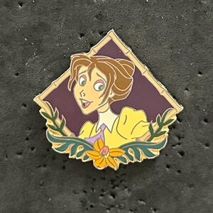 TARZAN Jane Portrait Purple Movie Disney Pin